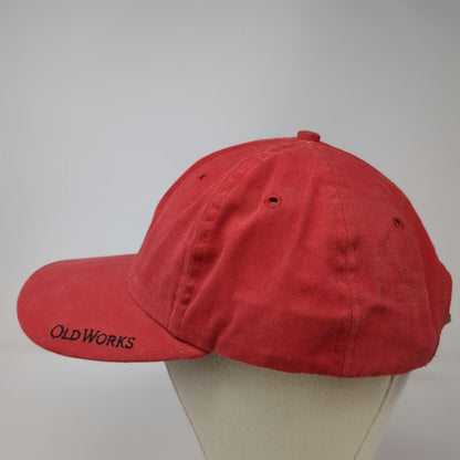 Troon Golf Old Works Cap Red Jack Nicklaus Golden Bear Slideback Hat Vintage