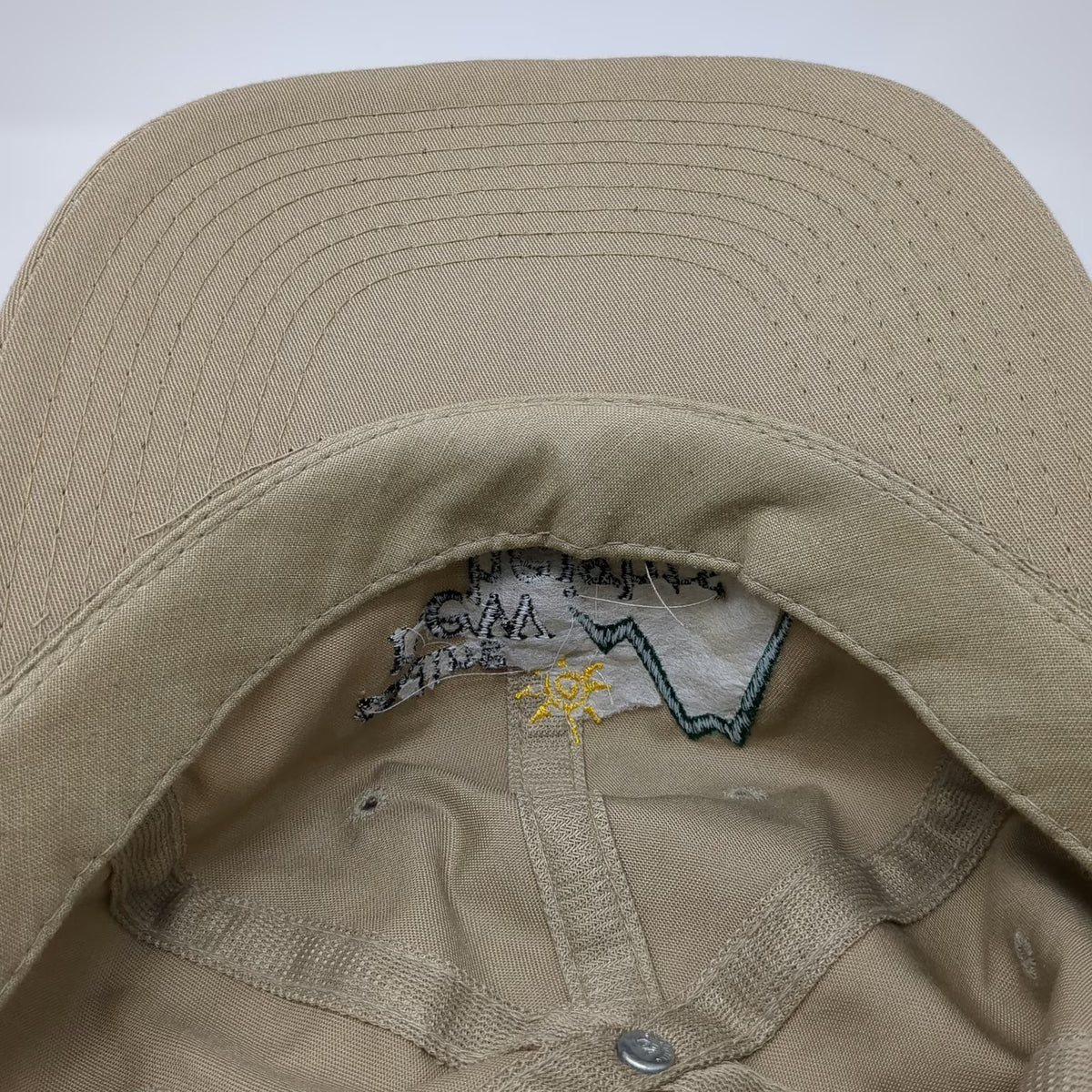 Yupoong Baseball Cap Beige One Size Scaling New Heights Mountain Sun Cotton Hat