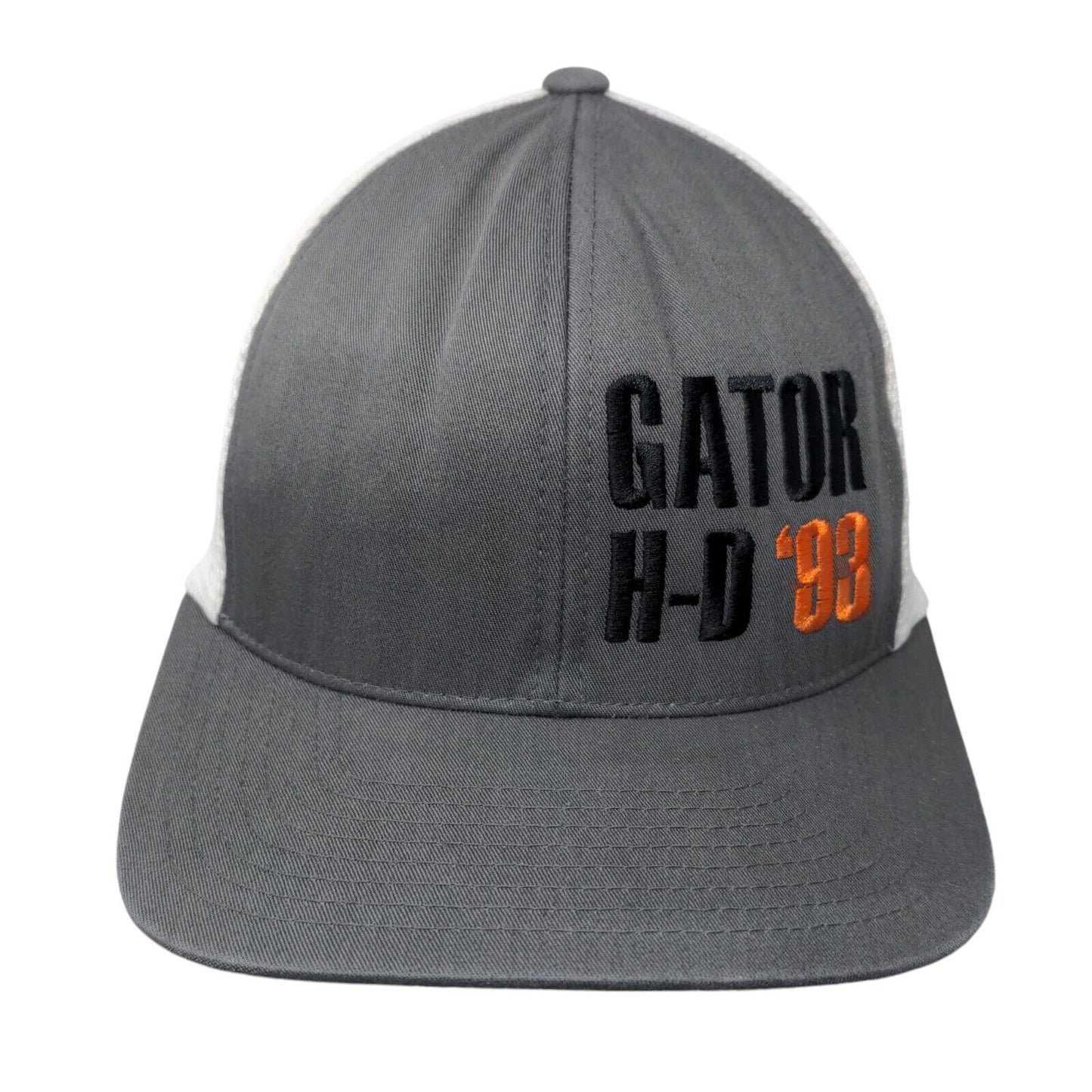 Gator H-D '93 Snapback Trucker Hat Gray OSFM 110 Mesh Back Pacific Headwear
