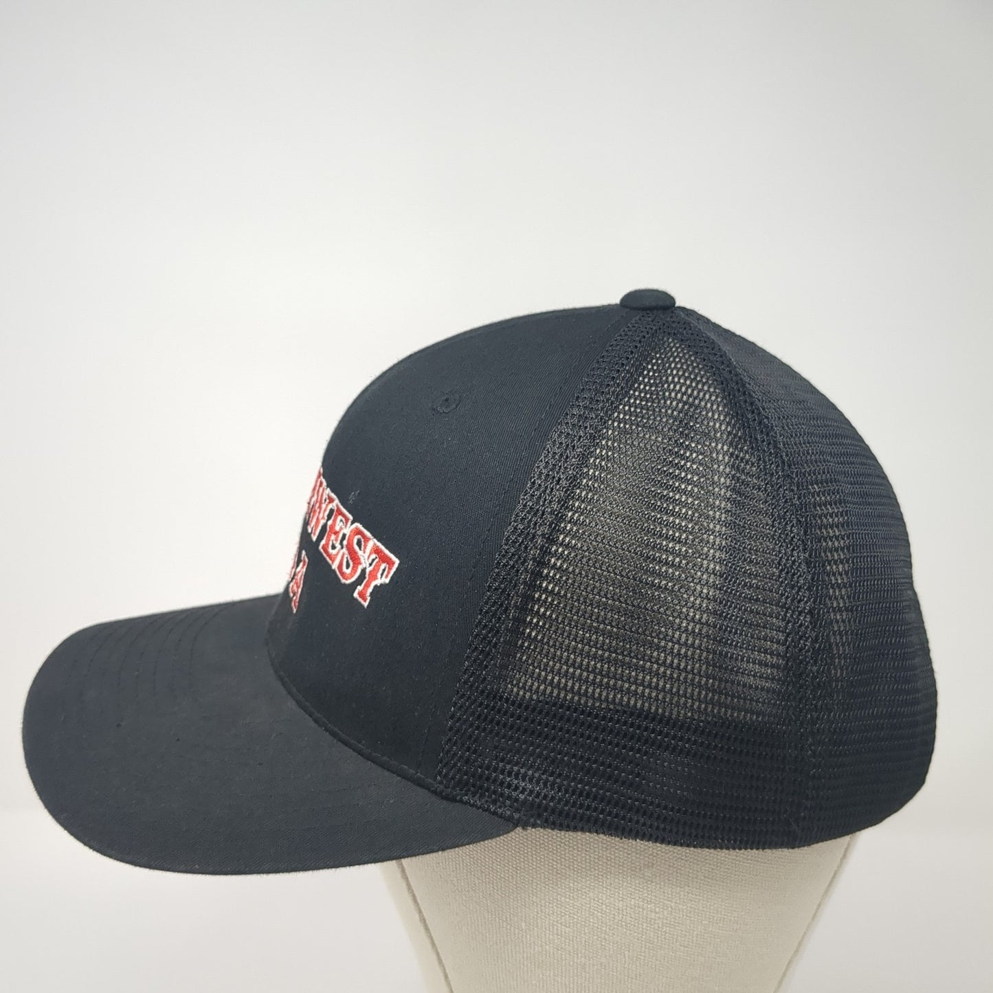 Southwest ADA Snapback Trucker Hat Black One Size Mesh Back Flexfit Tech