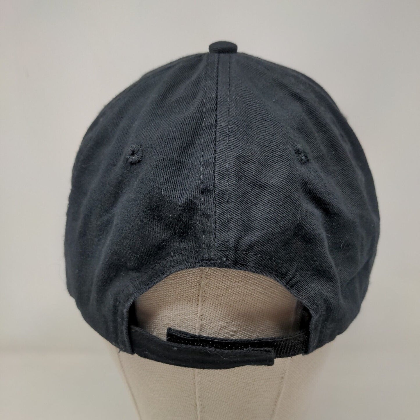 Trulieve Strapback Hat Black One Size Embroidered Vent Holes Port Authority