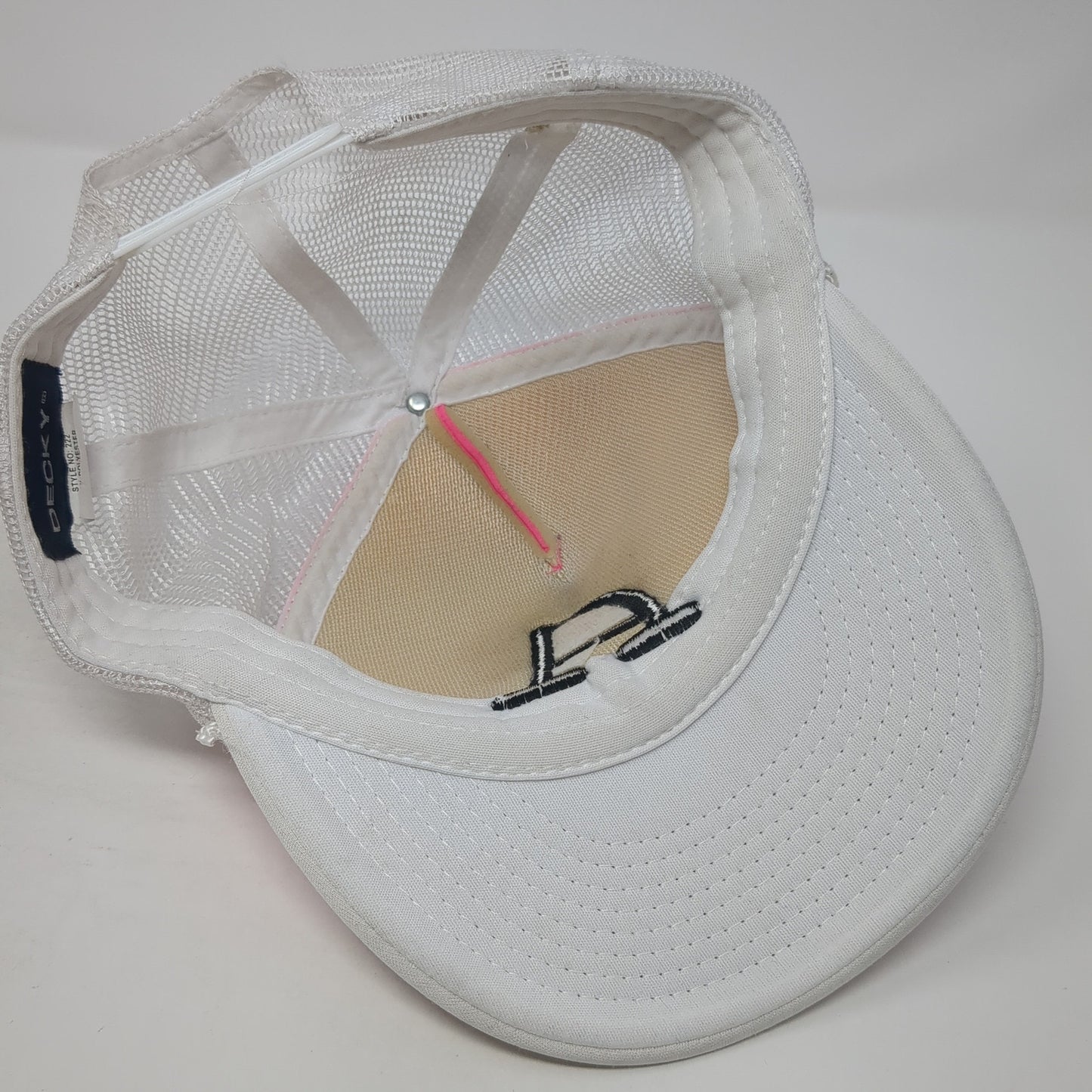 Letter A Snapback Rope Trucker Hat Multi One Size Mesh Back Decky