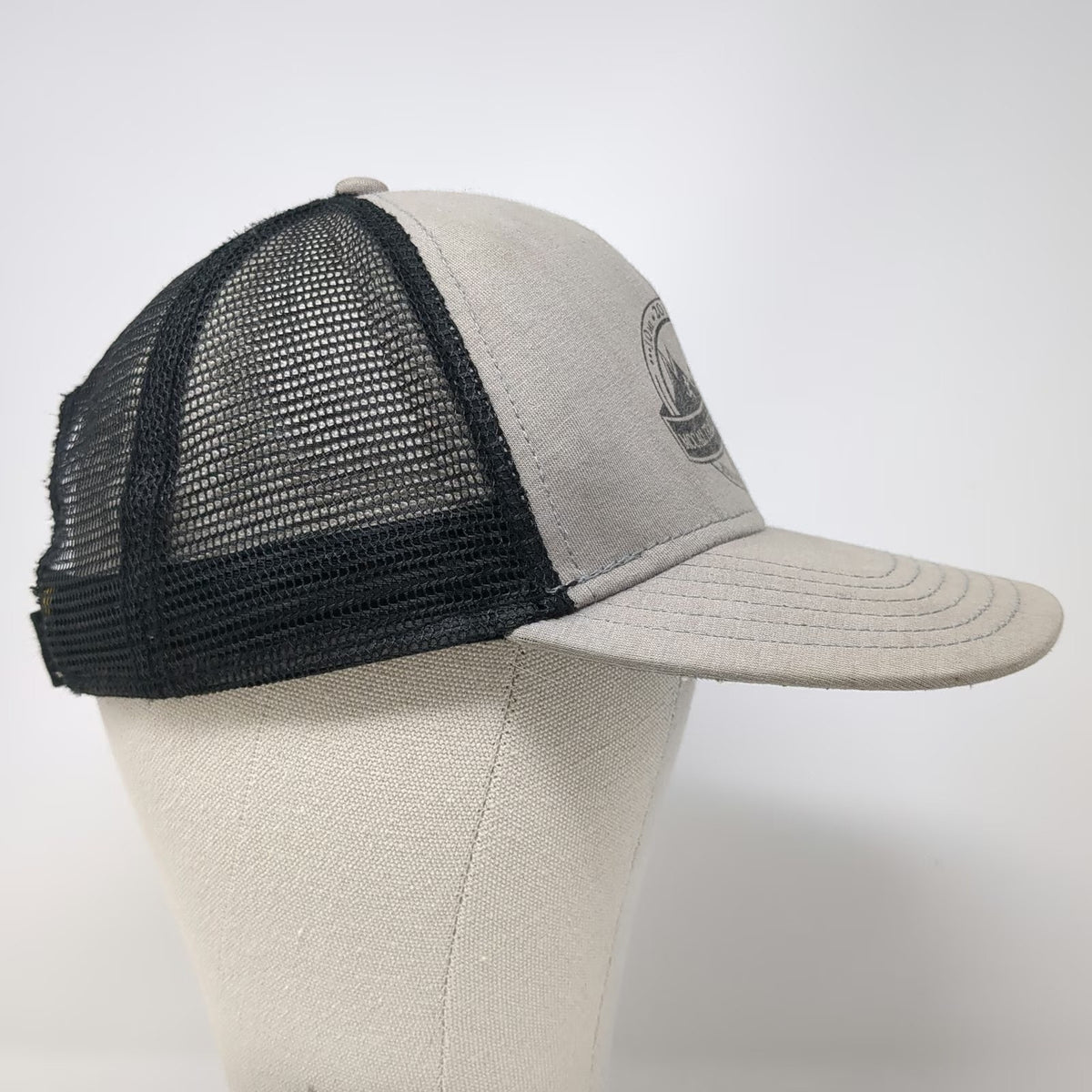 Otto Trucker Hat Gray One Size McCall Trailrunning Classic Mesh Strapback Run