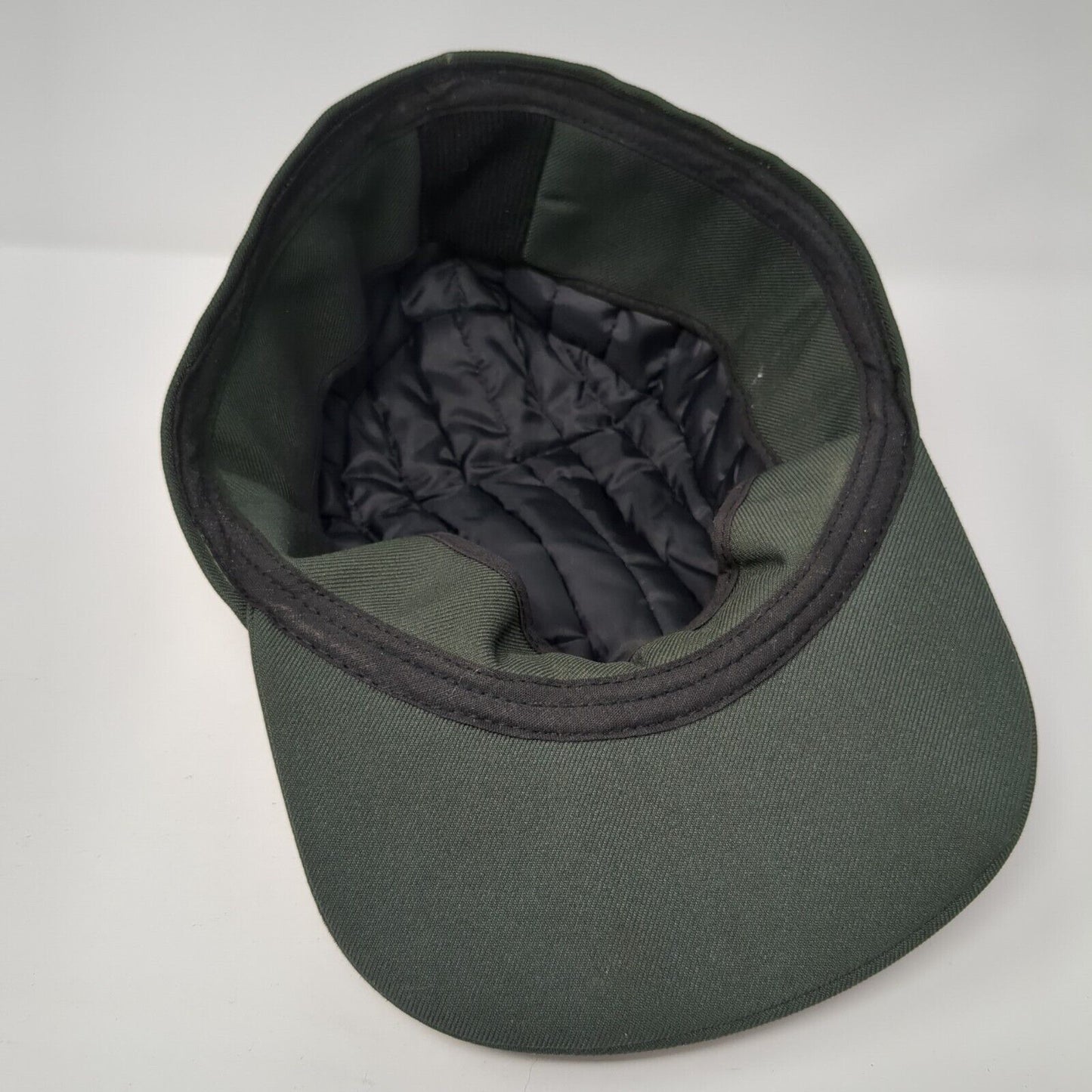 Unbranded Fitted Cadet Army Cap Hat Green One Size Solid Blank Outdoor