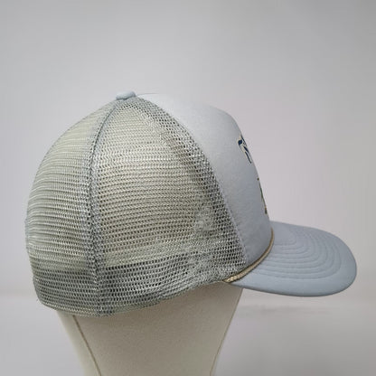 Memories Trucker Hat Gray One Size Florida Anchor Graphic Snapback Mesh Rope