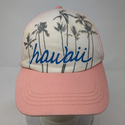Hawaii Snapback trucker Hat Multicolor OS Adjustable Mesh Back Honolua Wahine