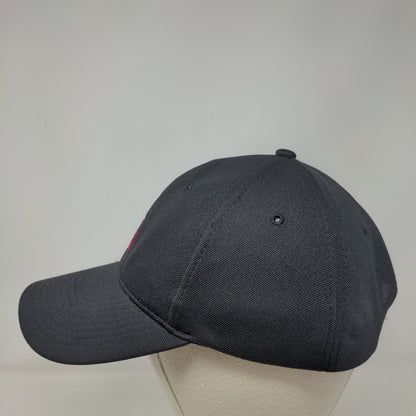 Chick-fil-A Slideback Hat Black One Size Adjustable Embroidered Oobe