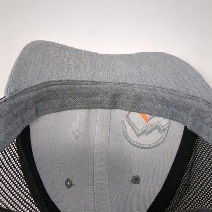 Mountain Snapback Trucker Hat Gray One Size Adjustable Mesh Back Richardson
