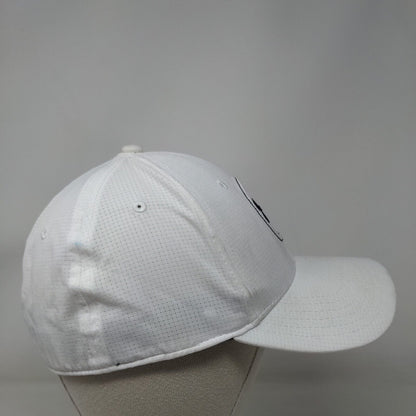 Under Armour Fitted Golf Hat White Large/XL Embroidered Logo 6 Panel