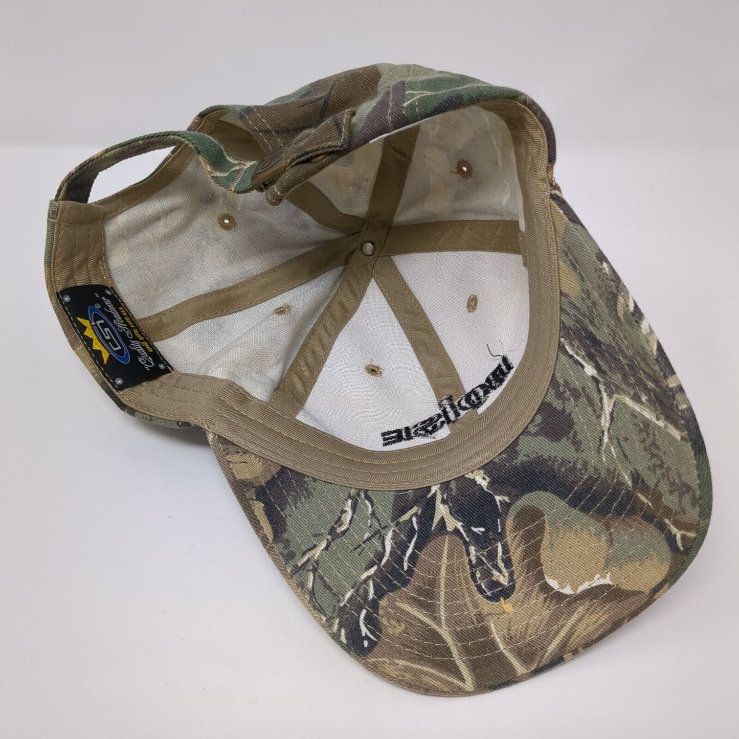 Boise Slideback Hat Camo OSFA Adjustable Embroidered 6 Panel Outdoor