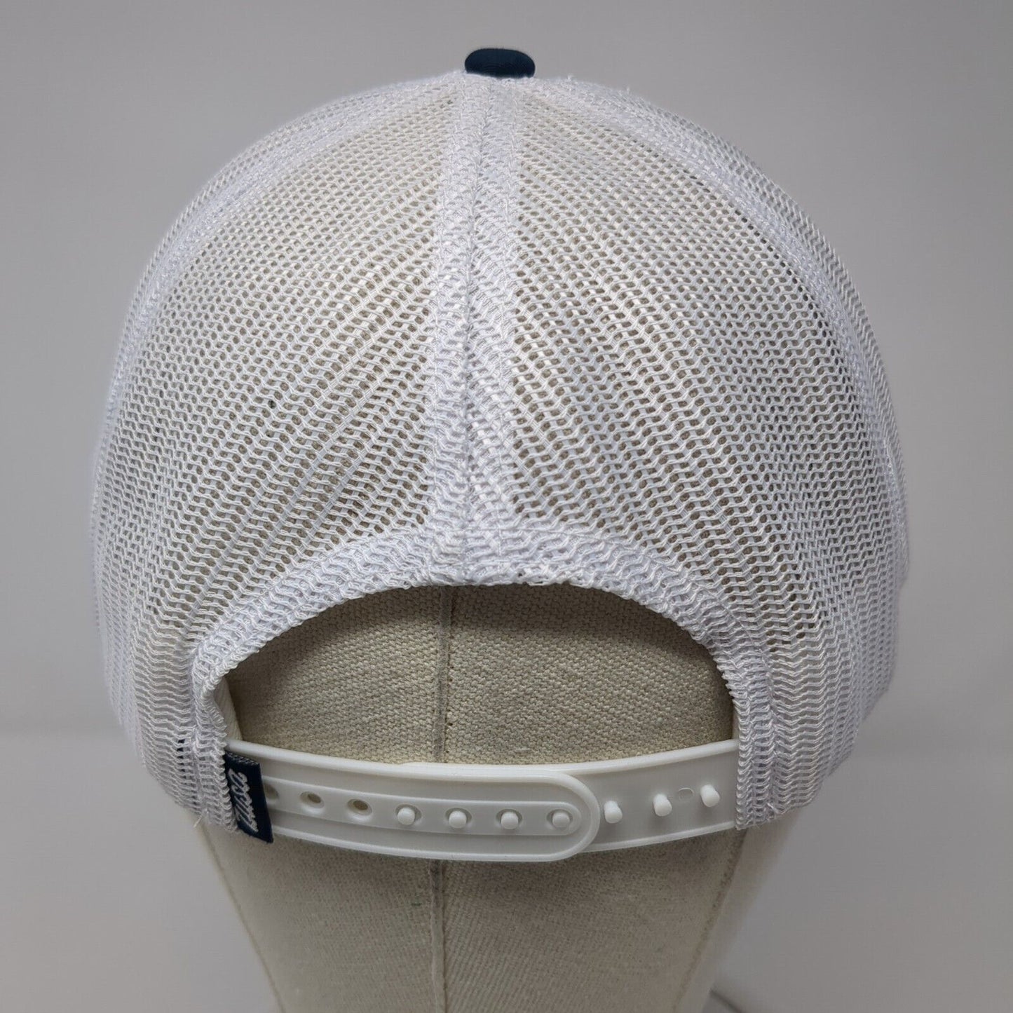 II:II Systems Snapback Trucker Hat Blue One Size Adjustable Mesh Back Zusa Z750