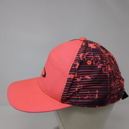 Oakley Slideback Hat Pink One Size Adjustable Vented Holes 6 Panel Polyester