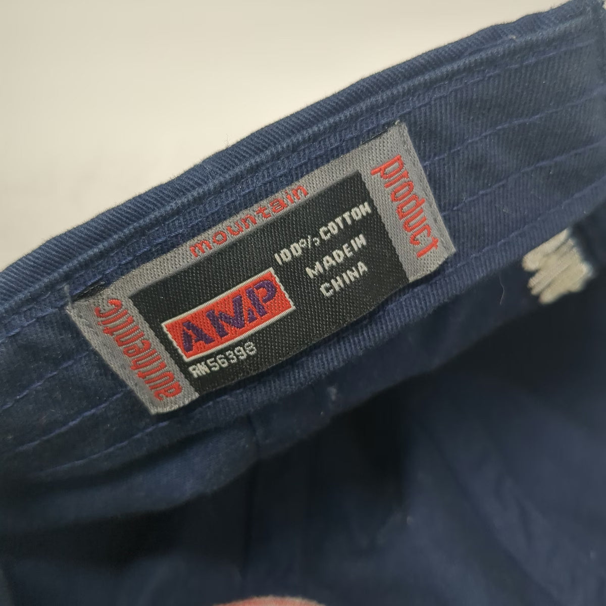 AMP Smokin' Bowls Tavern Vail Colorado Baseball Cap Blue One Size Hat EST 1966