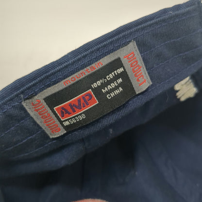 AMP Smokin' Bowls Tavern Vail Colorado Baseball Cap Blue One Size Hat EST 1966