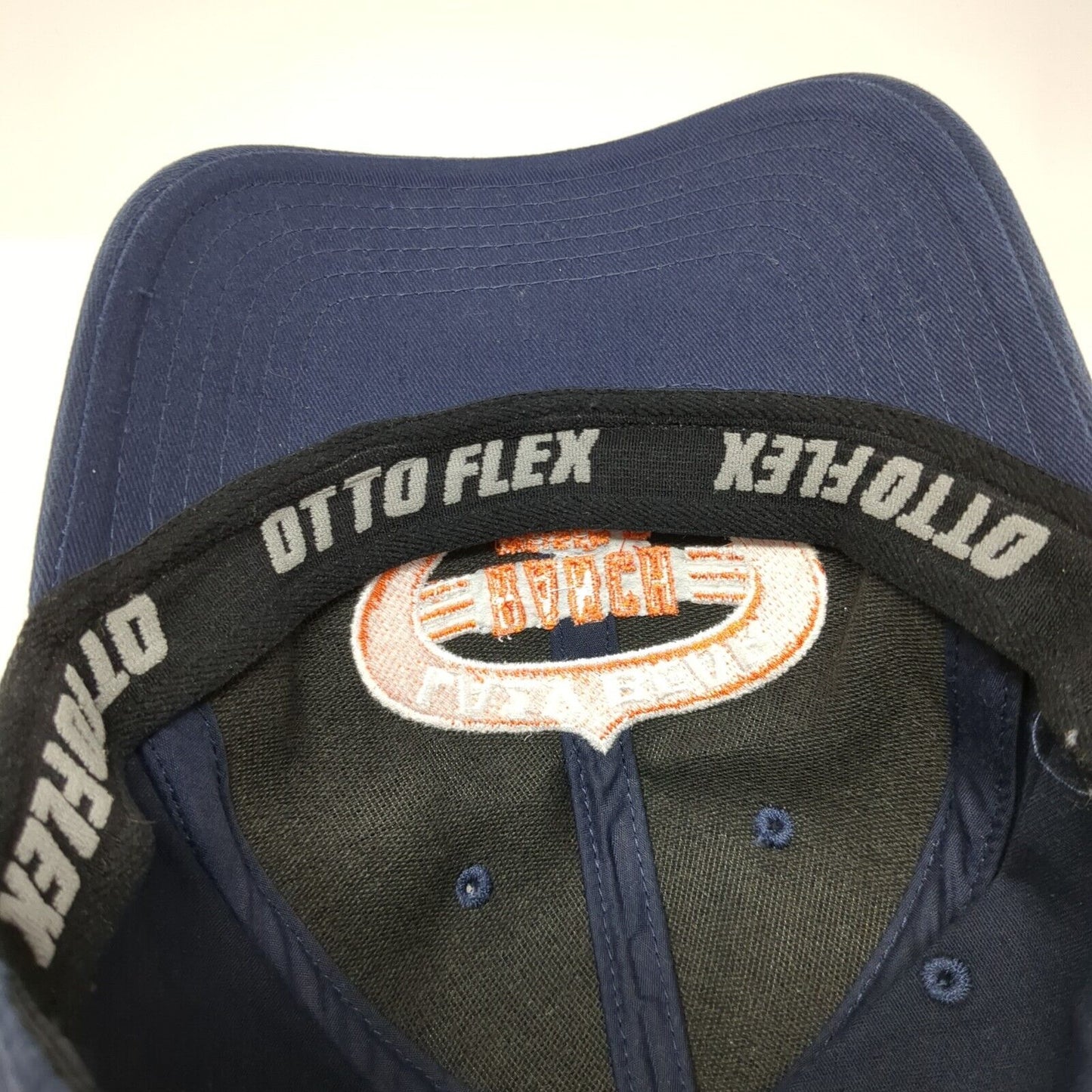 Lazy Bear Ranch Fitted Hat Blue L/XL Embroidered Otto Flex 6 Panel