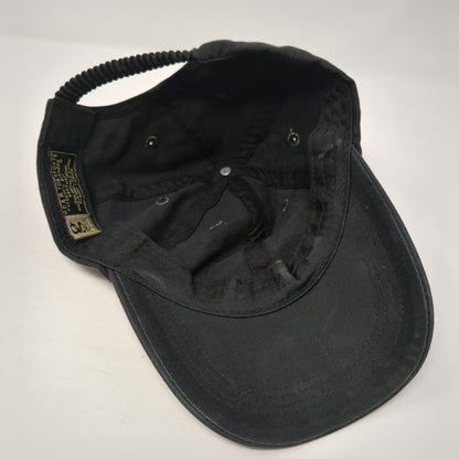 Palm Tree Fitted Hat Black One Size Rhinestone Bling Gear For Sports