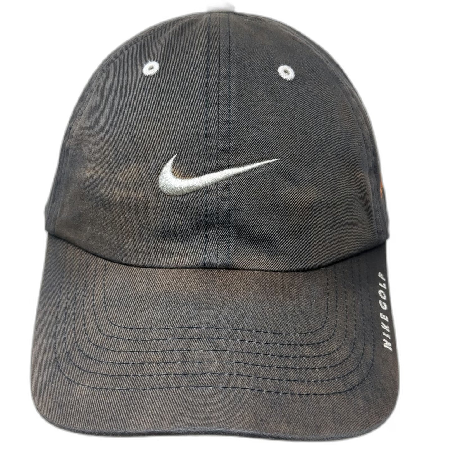Nike Baseball Cap Blue OSFM Swoosh Golf Ignite Cotton Slideback Adjustable Hat