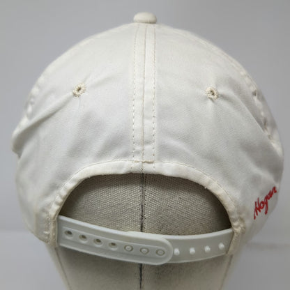Hogan 5 Panel White One Size Rope Snapback Golf Hat Green Underbrim Script Logo