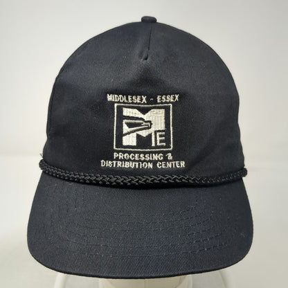Trucker Black Hat USPS Middlesex-Essex Processing Center Rope USPS Vintage