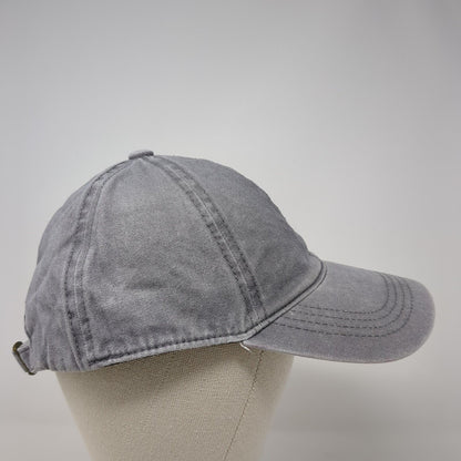 David And Young Slideback Hat Gray One Size Adjustable 6 Panel Blank