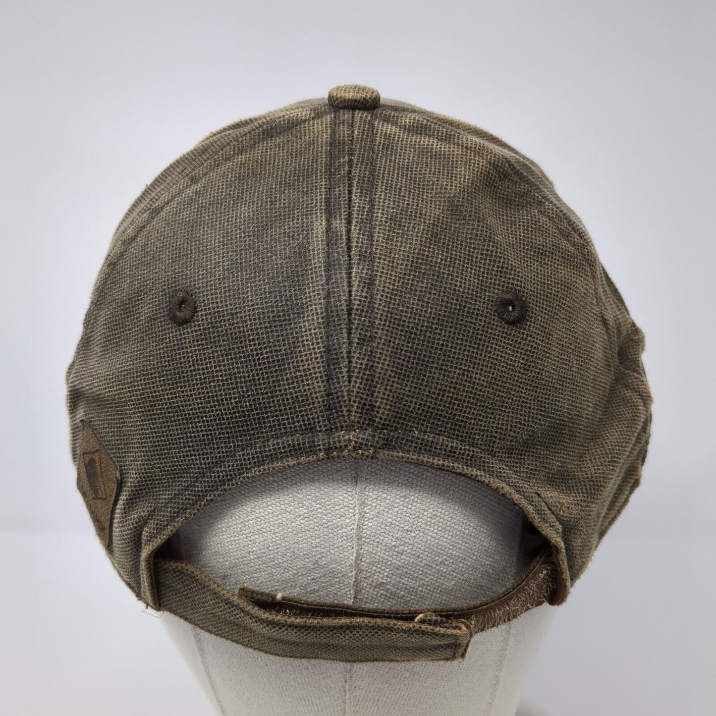 Calkins Plumbing Strapback Hat Brown One Size Adjustable Wildlife Series