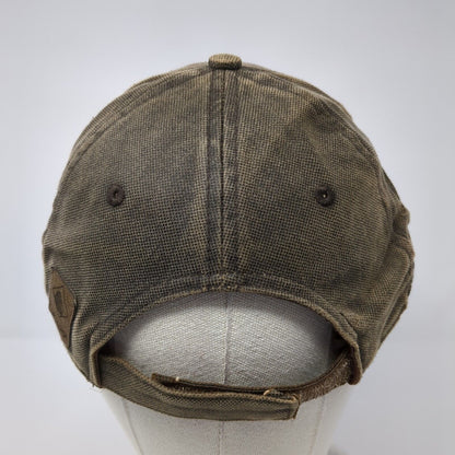 Calkins Plumbing Strapback Hat Brown One Size Adjustable Wildlife Series