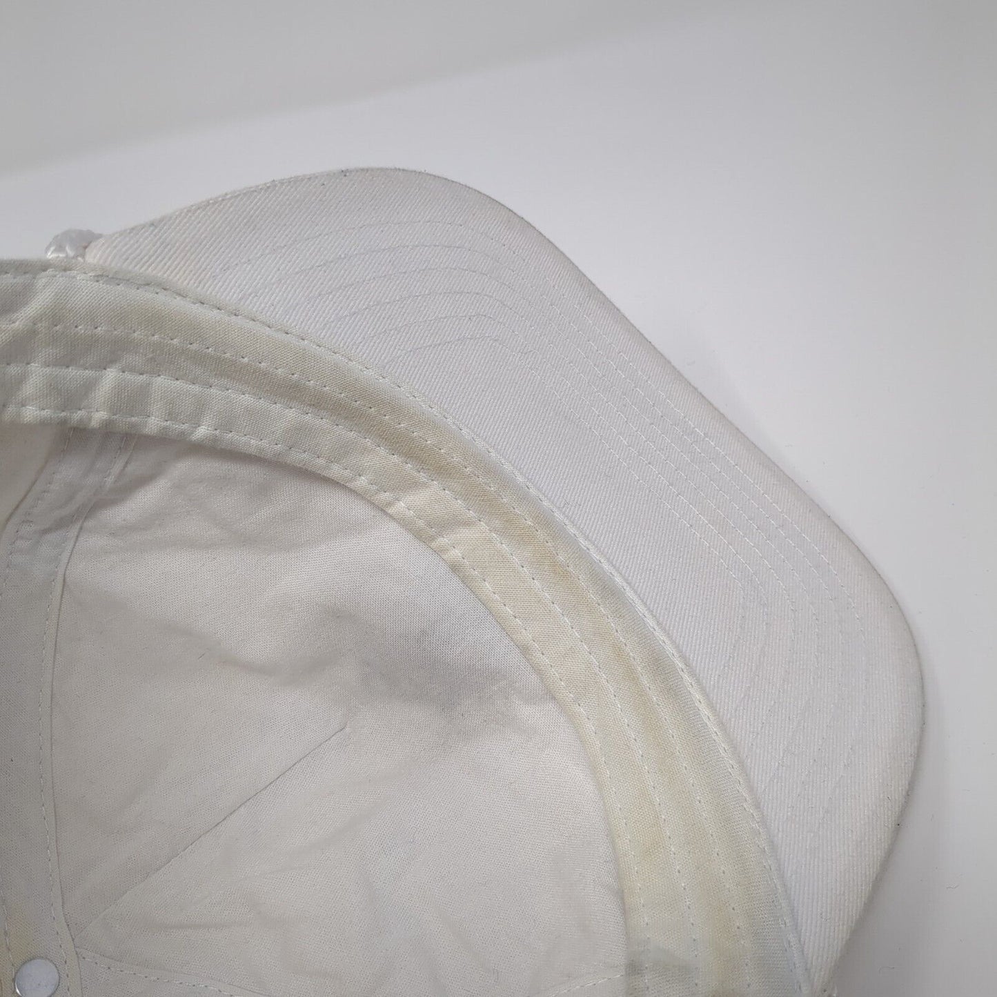 Mickey Mouse Slideback Rope Hat White One Size Adjustable Solid Disney