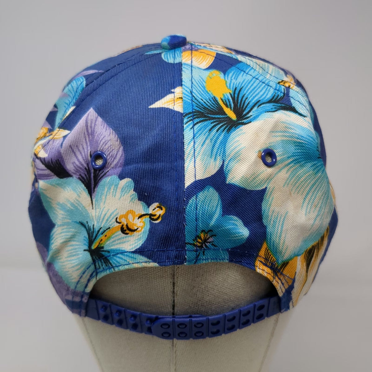 San Sun Boise Cascade Industrial Lumber 5 Panel Blue Floral One Size Hat Rope