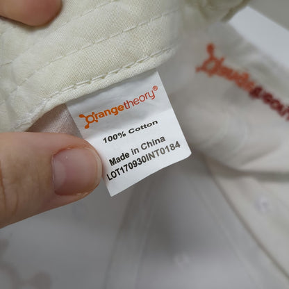 Orangetheory Fitness Snapback White One Size Cotton Logo Embroidery Gym Hat
