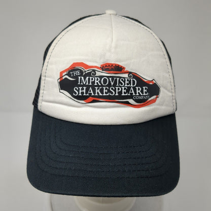 The Improvised Shakespeare Company Snapback Trucker Hat Black OS Adjustable