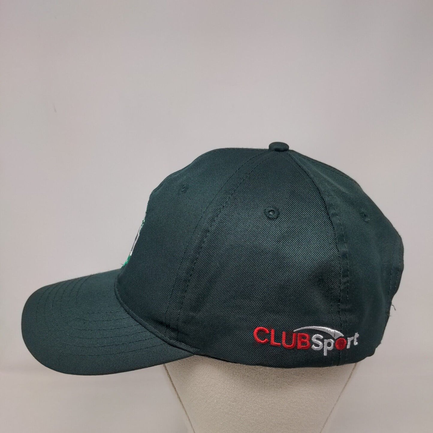 The Rec Dec St. Pete Strapback Hat Green OSFM Embroidered 6 Panel