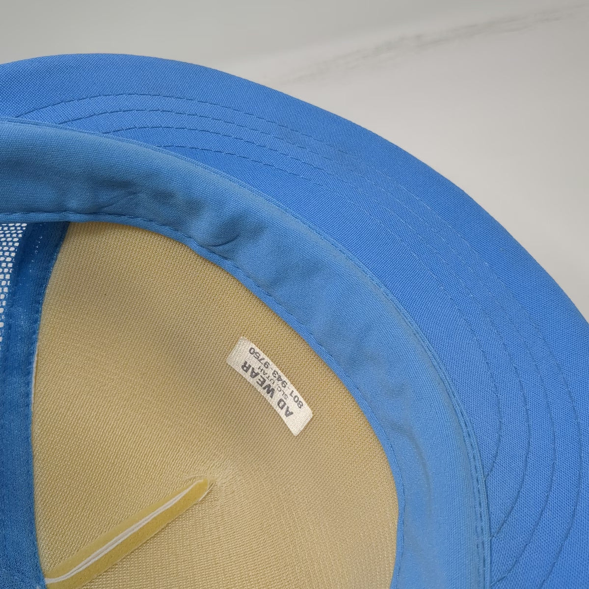 Ad Wear Trucker Hat Blue OS Pom-Pom Daniels Small Engine Repair Nampa ID Vintage