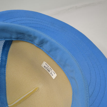 Ad Wear Trucker Hat Blue OS Pom-Pom Daniels Small Engine Repair Nampa ID Vintage