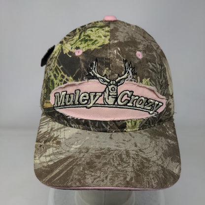 Muley Crazy Strapback Hat Camo Ladies Fit One Size Realtree MAX-1