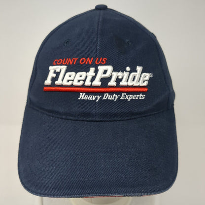 Count On Us Fleet Pride Heavy Duty Experts Strapback Hat Blue OS Adjustable
