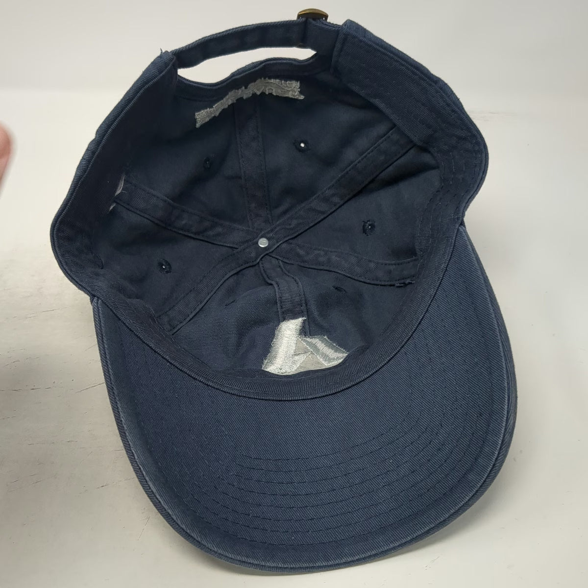 Eddie Bauer First Ascent Baseball Cap Blue One Size Slideback Hat Embroidered