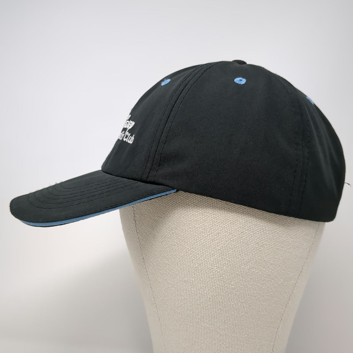 Disney Baseball Cap Black One Size Vacation Club Member Mickey Mouse Globe Hat