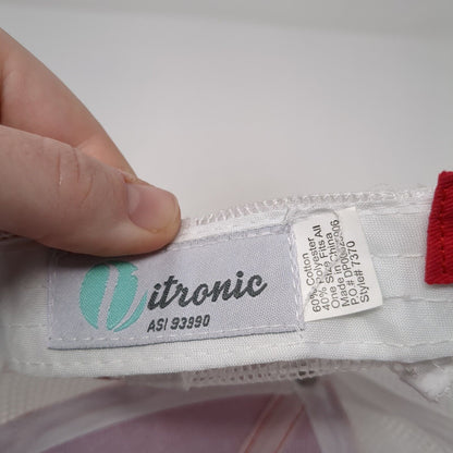 Legrand Feed Strapback Trucker Hat Red One Size Adjustable Mesh Back Vitronic