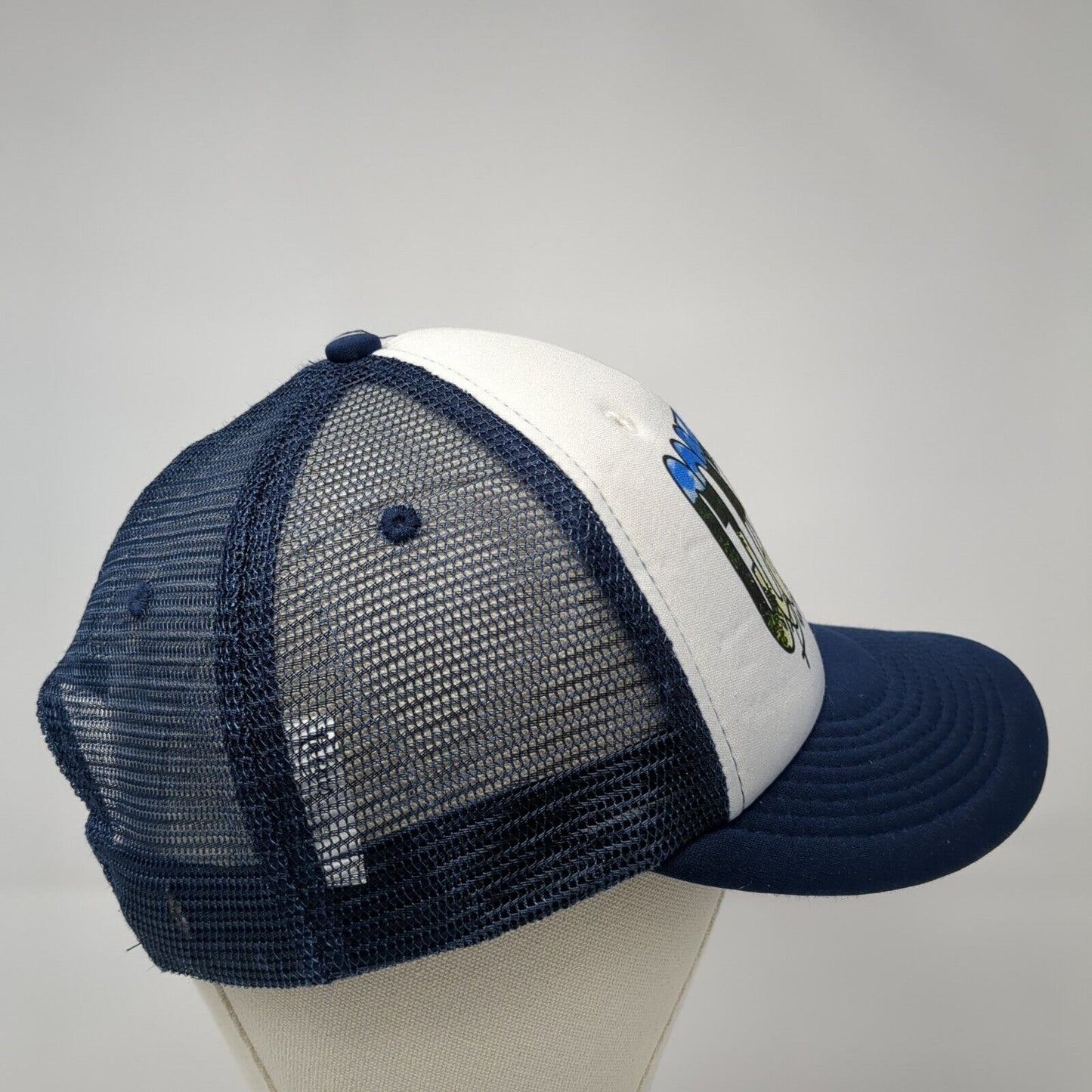 Costa Rica Pura Vida Snapback Mesh Back Trucker Hat Blue One Size Tuanis
