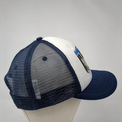 Costa Rica Pura Vida Snapback Mesh Back Trucker Hat Blue One Size Tuanis