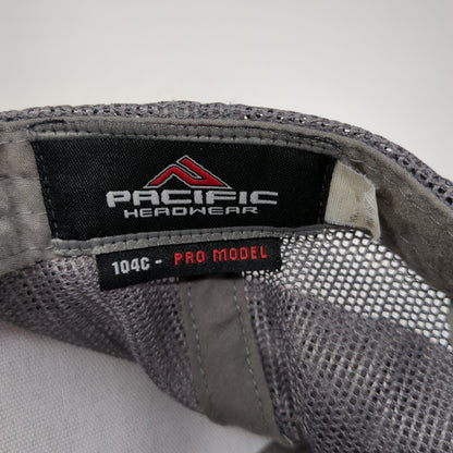 JMAC Resources Inc Snapback Trucker Hat Black One Size Mesh Pacific Headwear