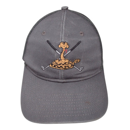 John Day Golf Club Snapback Trucker Hat Gray OSFA Mesh Back Port Authority