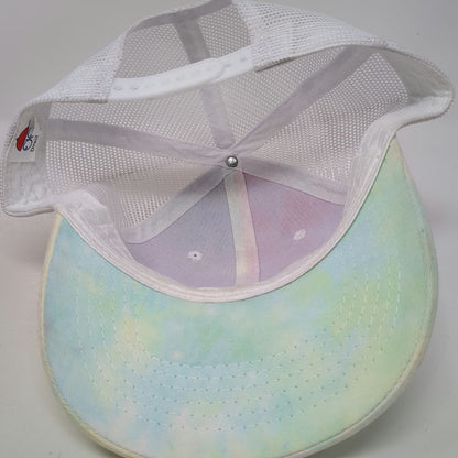 OC Trucker Hat Pink One Size Tie-Dye Mesh Snapback Tiger Retired Patch Hat