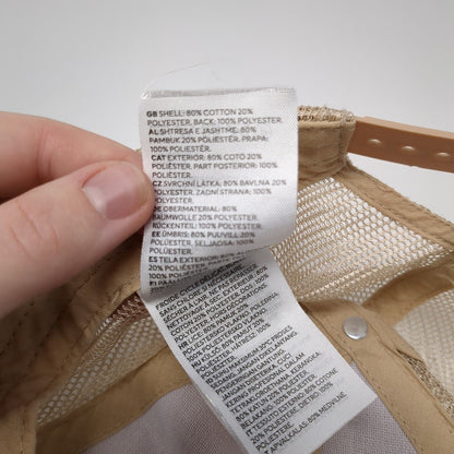 Divided by H&M Snapback Trucker Hat Tan One Size Flower Mesh Back