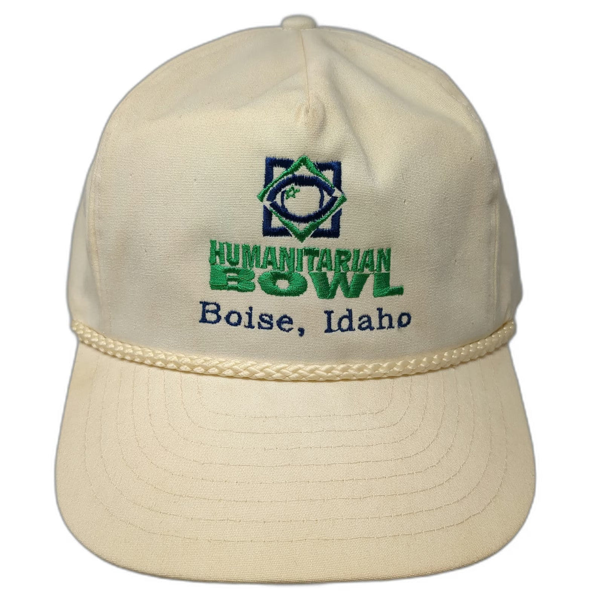 Nissin 5 Panel Beige One Size Hat Humanitarian Bowl Boise Idaho Rope Brim
