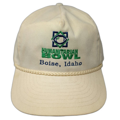 Nissin 5 Panel Beige One Size Hat Humanitarian Bowl Boise Idaho Rope Brim
