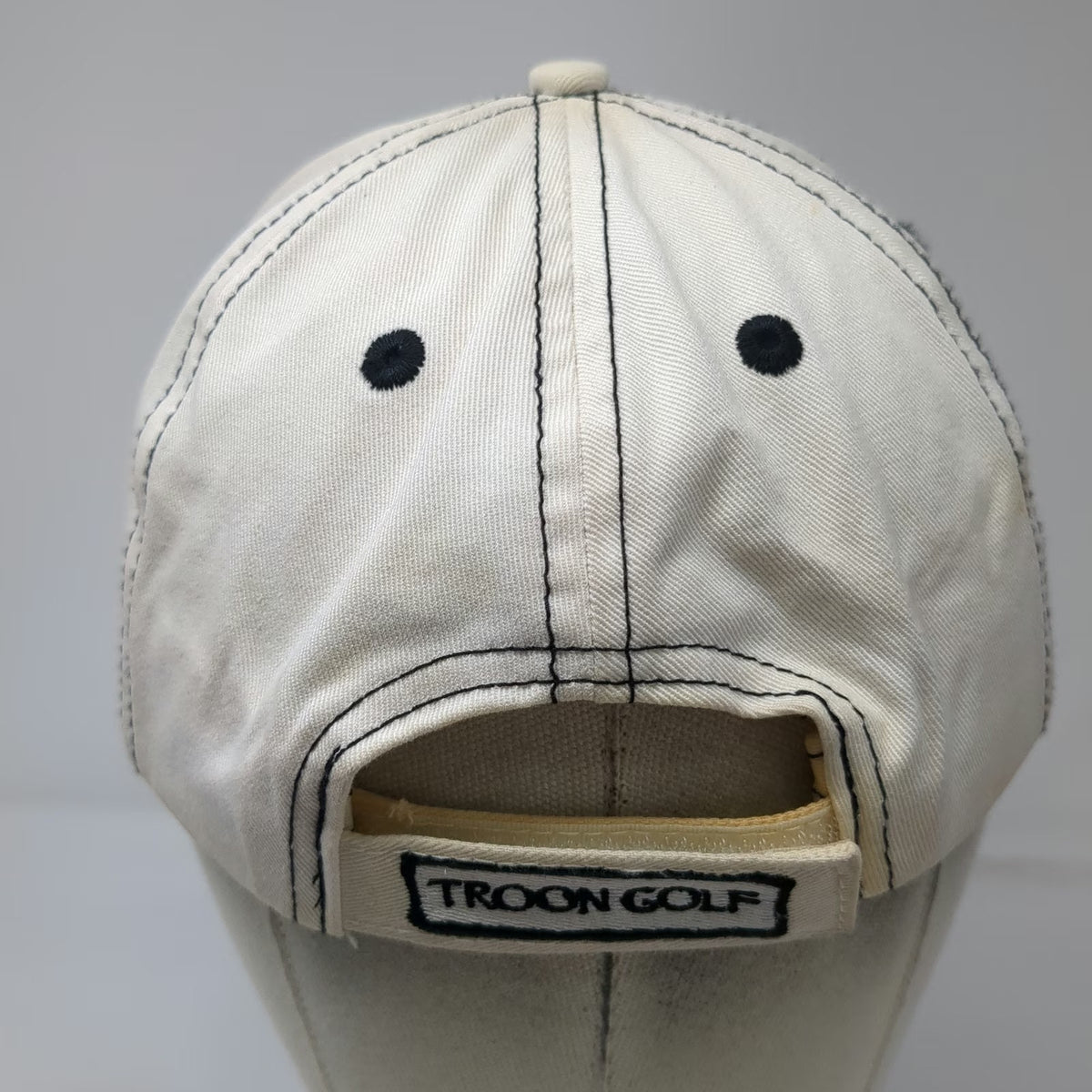 Troon Golf Baseball Cap White One Size The Phoenician Phoenix Logo Contrast Hat