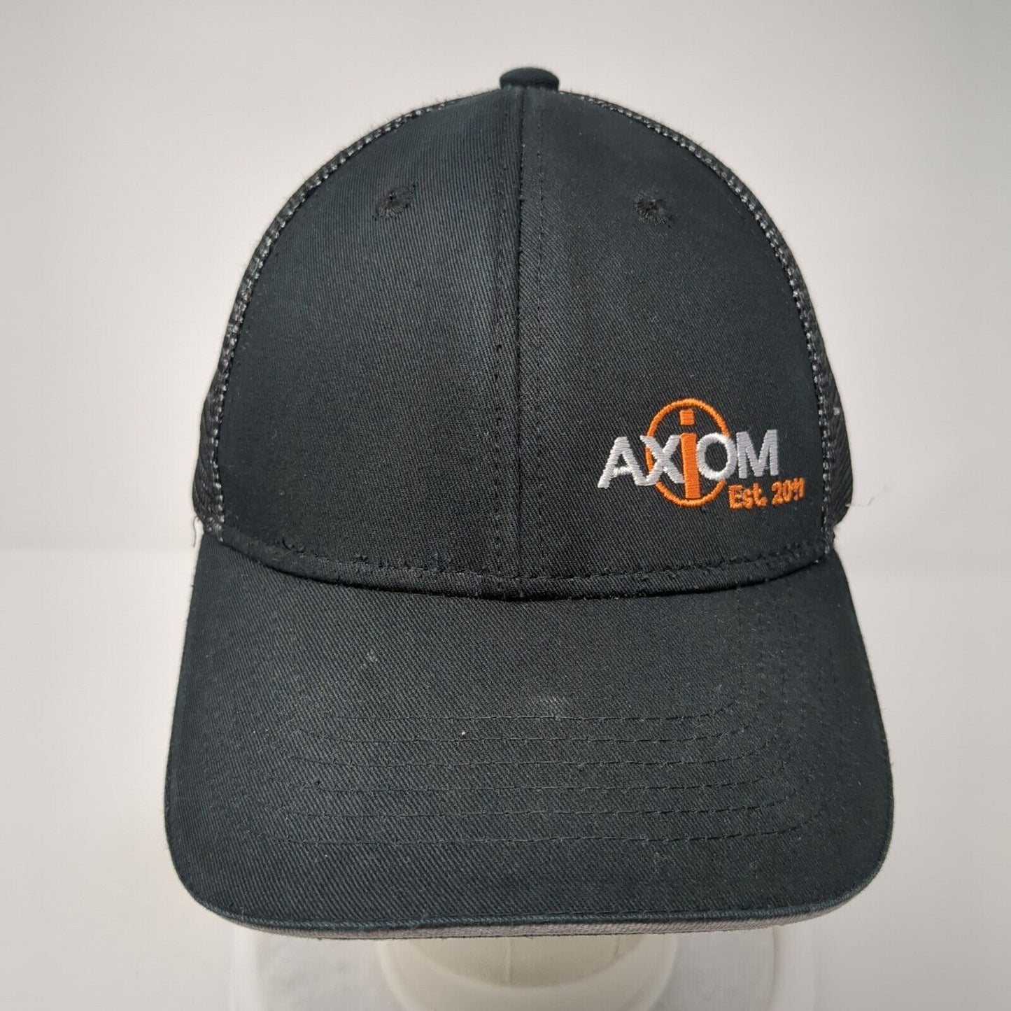 Axiom Est. 2011 Snapback Trucker Hat Black One Size Port Authority