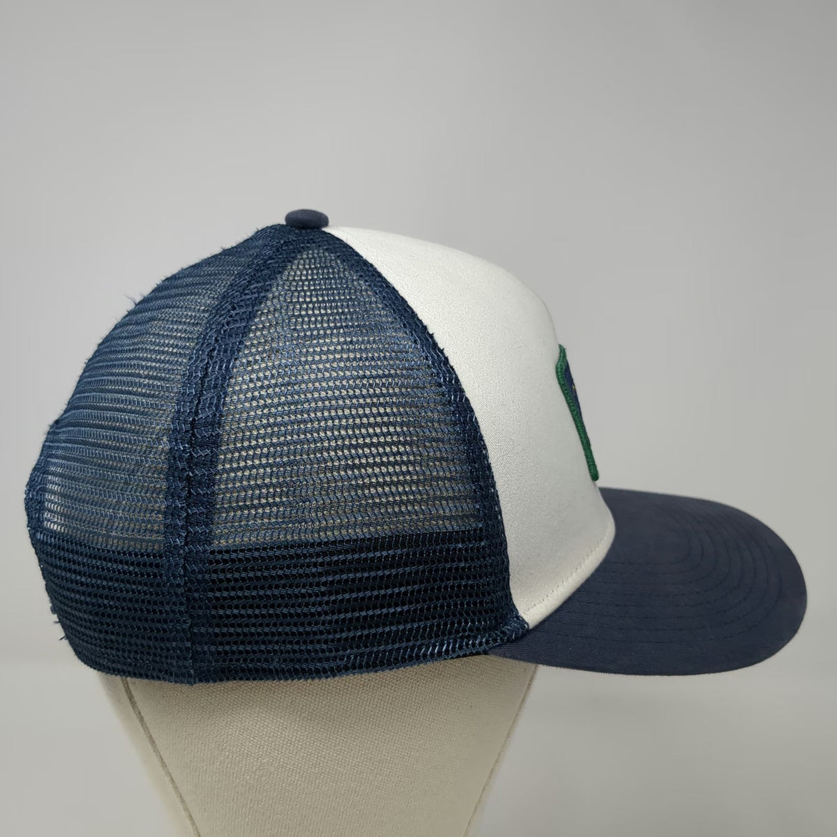 Outdoor Research Trucker Hat Blue White One Size Mesh Back Mountain Logo Patch