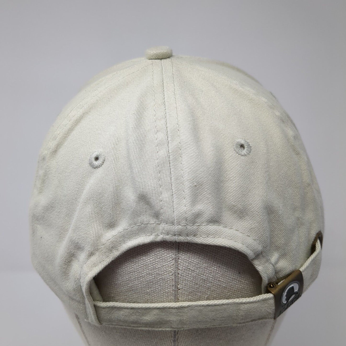 Alaska The Last Frontier Slideback Hat Tan One Size Embroidered 6 Panel